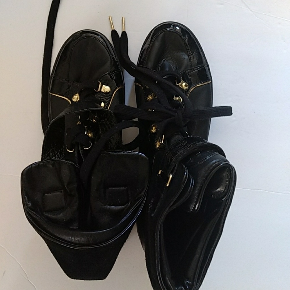 MK sneakers high top black size size 11 medium